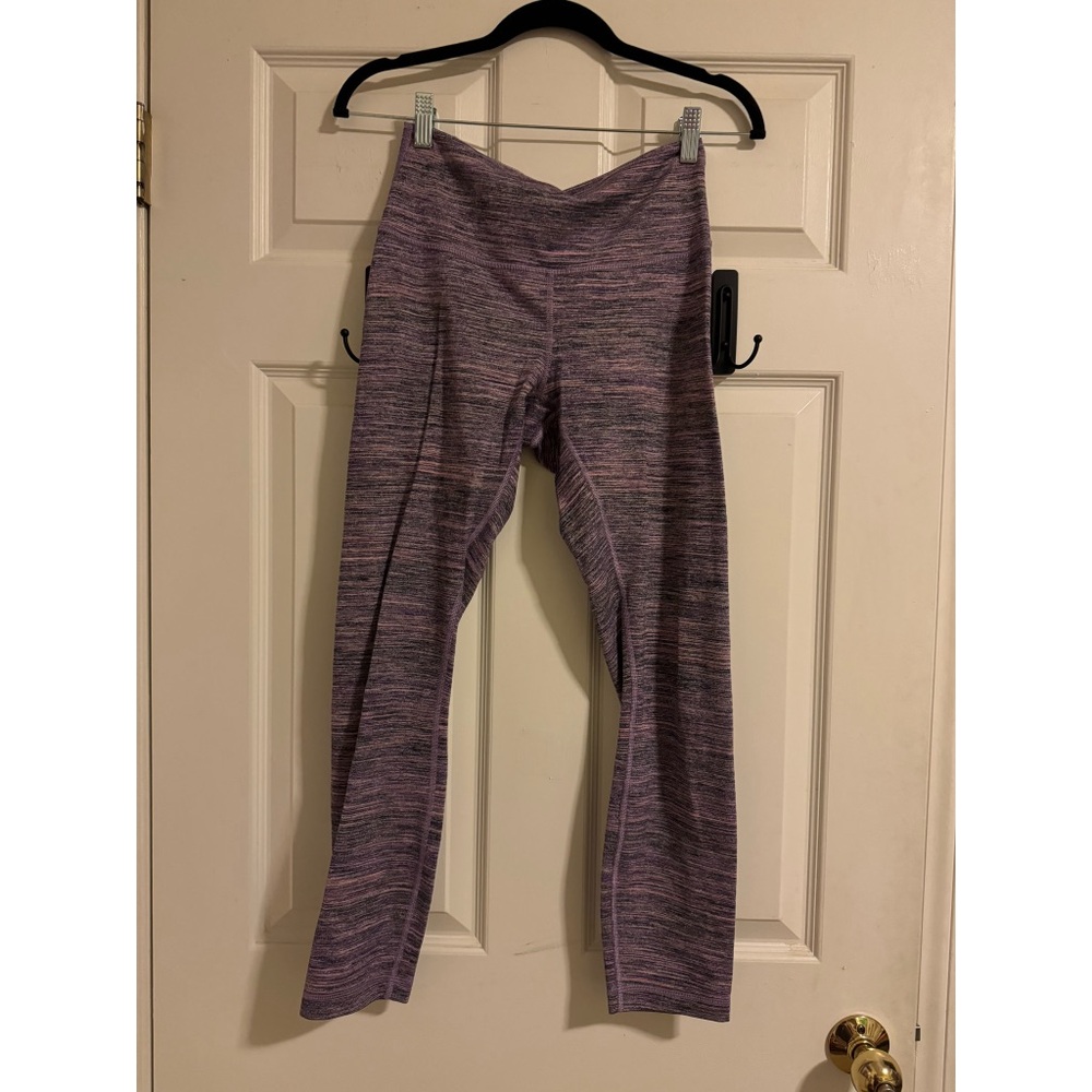 Pink and grey Lululemon leggings